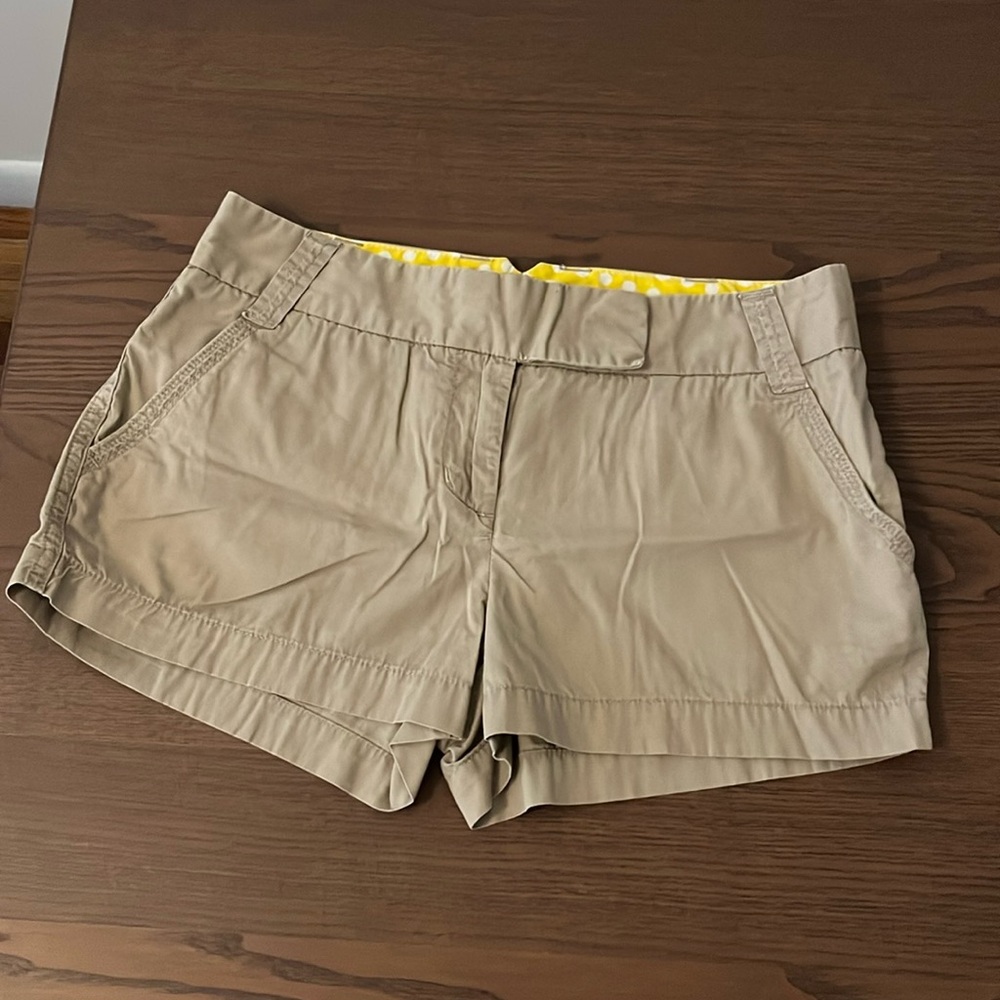 J. Crew Tan Chino Shorts